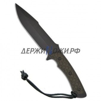 Нож Horkos Black Blade, Green Micarta, Multicamo Sheath Spartan Blades SB/4BKGRNLMCR
